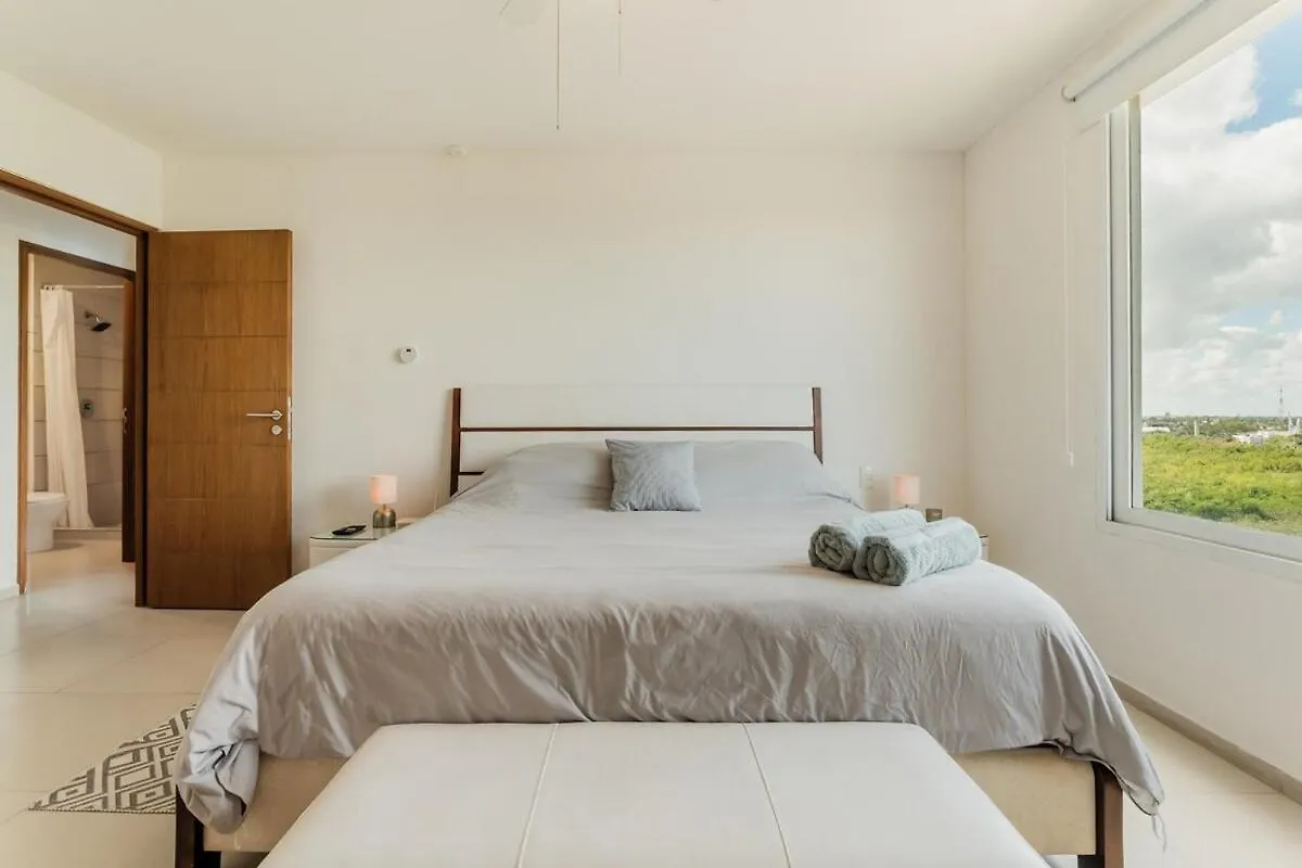 아파트 Carlbe Beachfront 2Bdr With Pool By Casa Paraiso 칸쿤 멕시코